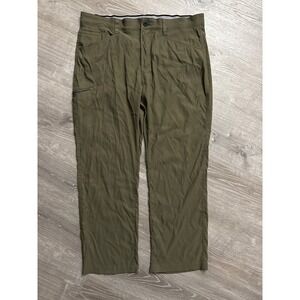 Orvis Men's Olive‎ Green Stretch Water Repellent Outdoor Pants 38x30